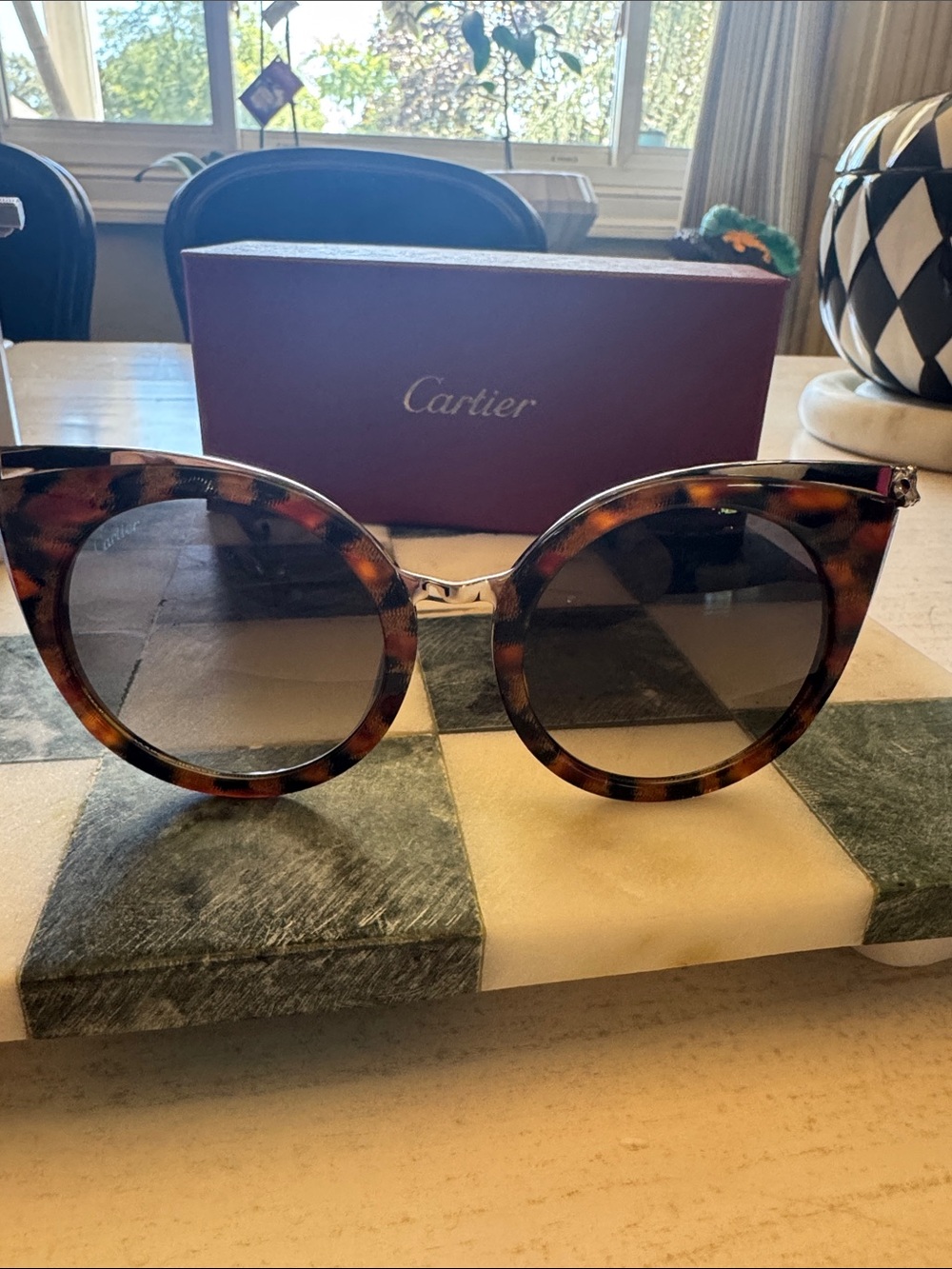 NEW Cartier Havana Sunglasses - Grey